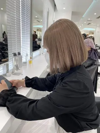 ロング カラー 🤍ベージュ×艶髪 🤍Ryuta🤍のヘアスタイル