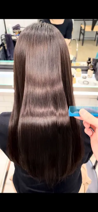 ロング Litmus hair salon所属・二子玉川/脱白髪染 /髪質改善/ソーエンのヘアスタイル