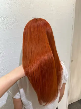 ロング カラー ❤️ブリーチ暖色カ ラー❤️NAOのヘアスタイル