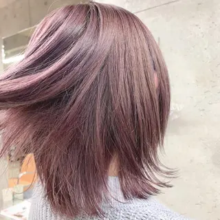 ミディアム カラー にった みずきのヘアスタイル