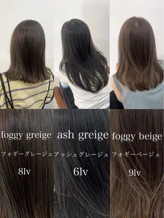 セミロング カラー 似合わせカット得意 仁井亮のヘアスタイル