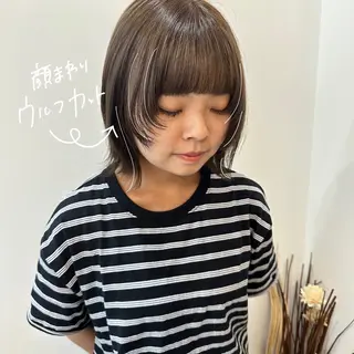 ミディアム カラー お洒落パーマ/ 艶カラー/michiのヘアスタイル