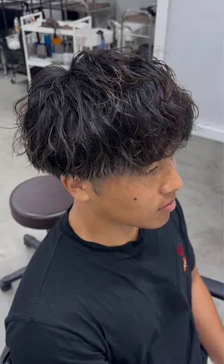 パーマ メンズ 加藤 拓海のヘアスタイル