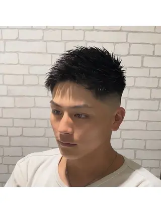 ショート メンズ KEEN creative hair所属・きょーすけ 💈barberのヘアスタイル