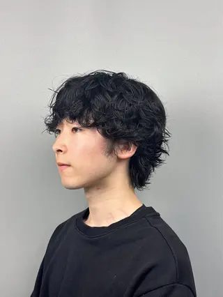 ミディアム 韓国ヘアADOR HARUKIのヘアスタイル