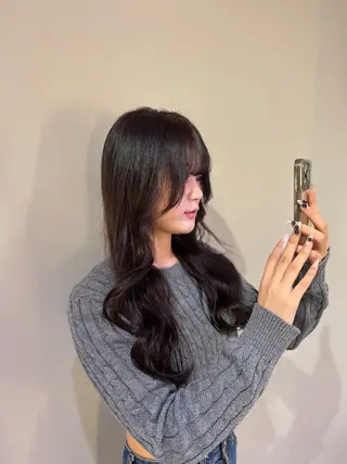 ロング カラー 🌙Runa つや髪 /モテ/ボブのヘアスタイル