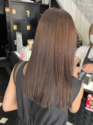 ロング 韓国ヘア ♡tomimaのヘアスタイル