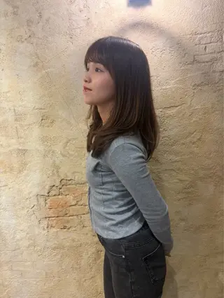 セミロング ricoa所属・セキネ シュウヘイのヘアスタイル