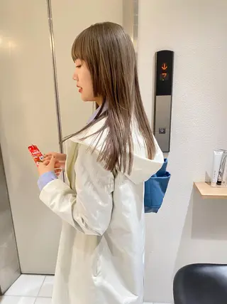ロング カラー Pros所属・nana/レイヤー /酸性ストレートのヘアスタイル