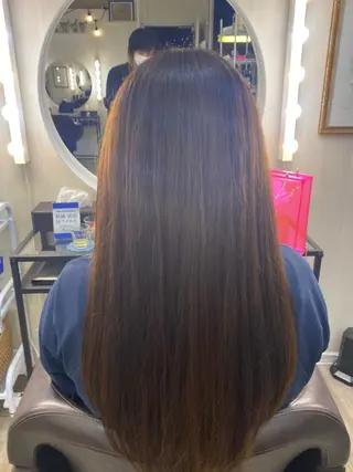 ロング カラー 山﨑 燦人のヘアスタイル