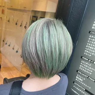 ショート カラー 大阪長居🌱野見山 卓也のヘアスタイル