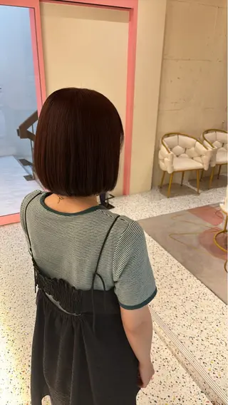 カラー BLESS所属・森 梨奈🩷 カットモデル募集✂︎のヘアスタイル