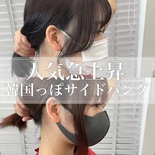 ミディアム 【愛され小顔カット】 YOSHIKIヘアのヘアスタイル