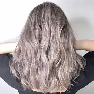 ロング カラー パーマ ヘアアレンジ 江坂エリア最安値◎ ブリーチ*土田のヘアスタイル