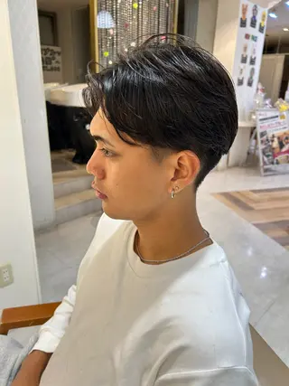 メンズ ヘアーメイクウィル野田阪神店所属・Yuu/レイヤー/ ハイライト/髪質改善のヘアスタイル