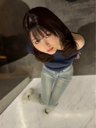 セミロング Rita/髪質改善 /透明感カラーのヘアスタイル