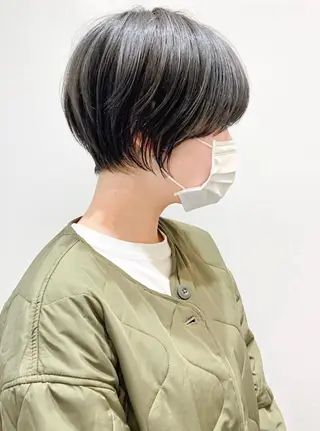 ショート カラー 鈴木 啓介のヘアスタイル