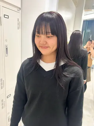 ロング カラー はるか/ブリーチカラ ー/ヘアアレンジ🤍のヘアスタイル