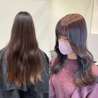 セミロング 【美容室が苦手な方 専問美容室】MIHOのヘアスタイル