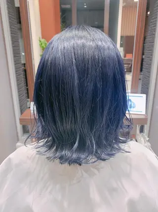 ミディアム カラー 坂井 水菜美のヘアスタイル