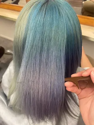 ミディアム ZIPANGU   押上店所属・透明感🫧艶カラー 💎Sayakaのヘアスタイル