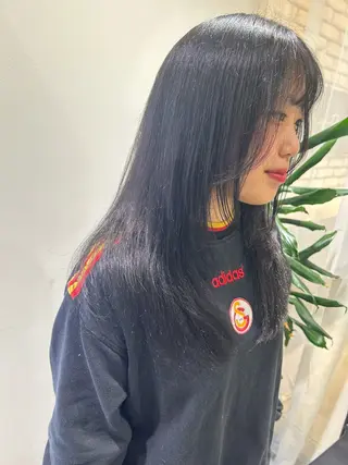 ロング 中井 湖羽のヘアスタイル