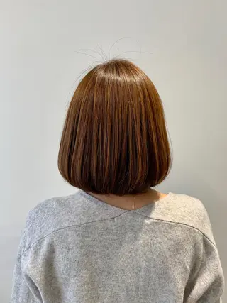 ミディアム イガラシ ジュン/髪質改善のヘアスタイル