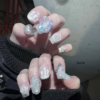 ネイル byeol  nail (ビョルネイル)所属・🌧byeol nail🤍のネイルデザイン