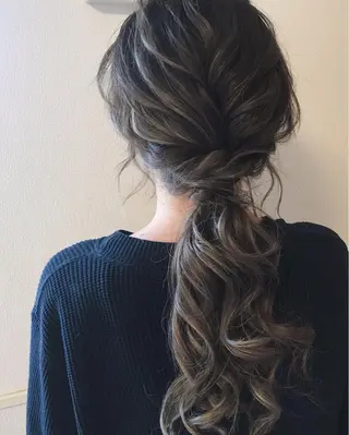 セミロング ヘアアレンジ 🩰六本木 ヘアセット🌙あやののヘアスタイル