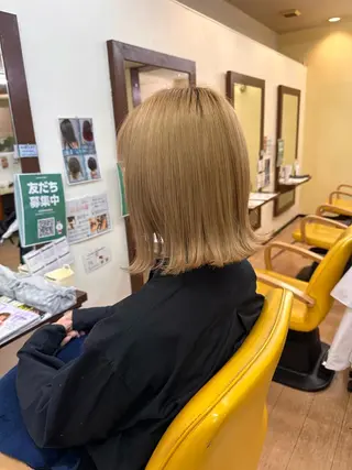 ミディアム カラー 菊地　智 【LAZO】千歳船橋のヘアスタイル