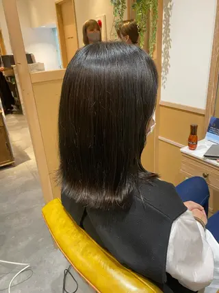 セミロング champ花園所属・古林 彩花のヘアスタイル