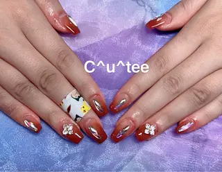 ロング 🎀CUTEE 🎀レイのネイルデザイン