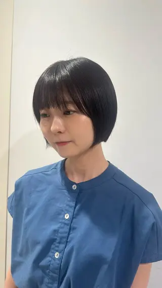 ショート hairsalon de Forever vida所属・猪野海生 カットモデル募集のヘアスタイル