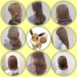 ロング カラー パーマ ヘアアレンジ メンズ キッズ ネイル マツエク・マツパ 💕トレンドうる艶髪 💕TUNE銀座のヘアスタイル