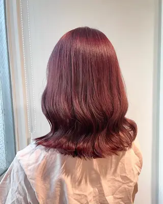 セミロング 盛れる暖色🎀ガーリ ーヘア🎀きっかのヘアスタイル