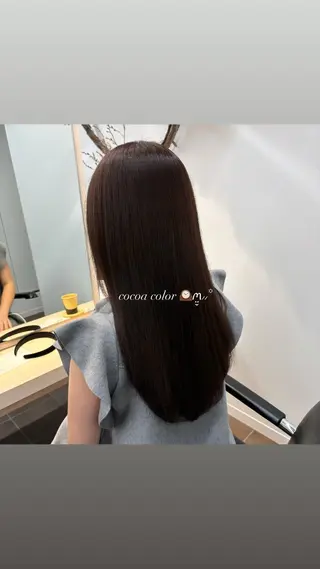 ロング カラー かどたはるな レイヤー/パーマのヘアスタイル