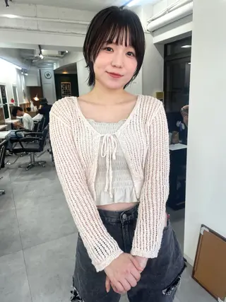 ショート カラー レイヤー/似合わせ TAKUYAのヘアスタイル