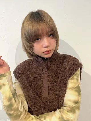 ショート 桃果 momokaのヘアスタイル