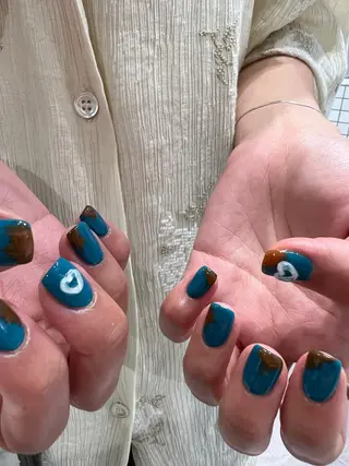 ネイル 【韓国ヘア・ネイル】 HINATA🍒のネイルデザイン