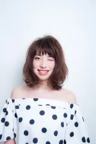 ミディアム カラー RESBORN所属・長岡 大偉のヘアスタイル