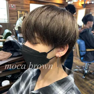 ショート カラー メンズ ツイスパ/メンズ特化 🦋𝑺𝑶𝑵𝑬の眉毛・アイブロウイメージ