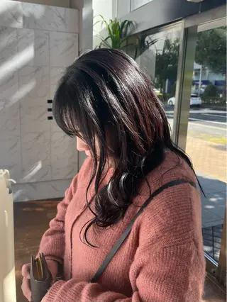 セミロング ﾏｽﾀﾞ ｱｲﾘのヘアスタイル