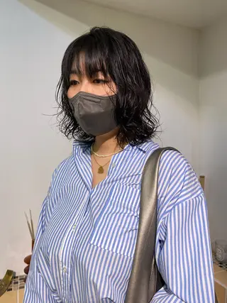 セミロング パーマ iroha/ n.w.h🎀のヘアスタイル