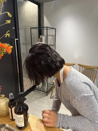 ミディアム カラー 中里　凜 /自由が丘のヘアスタイル