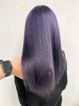 セミロング ミルクティーカラー 🌈店長クボのヘアスタイル