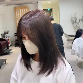 ミディアム omocha umiのヘアスタイル