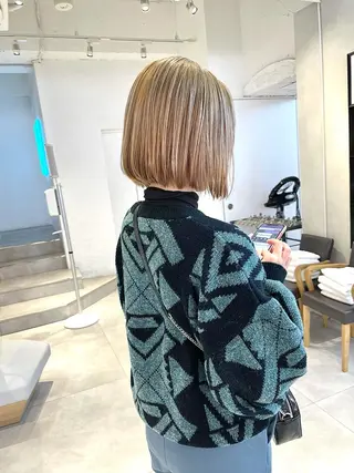 ミディアム カラー 🇰🇷カルマパーマ kaito🇰🇷のヘアスタイル