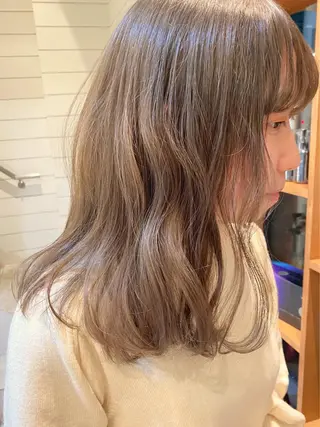 セミロング 赤み消し/透明感 🪽◝✩ 武者春花のヘアスタイル