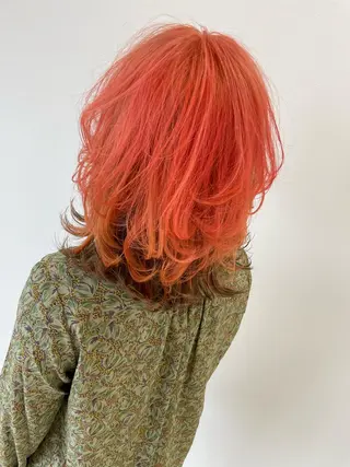 セミロング 難しい髪質の縮毛矯正 高岡/射水/髪質改善のヘアスタイル