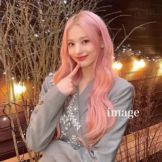 ロング 🥀ワンホン風暖色 カラーRISA🥀のヘアスタイル